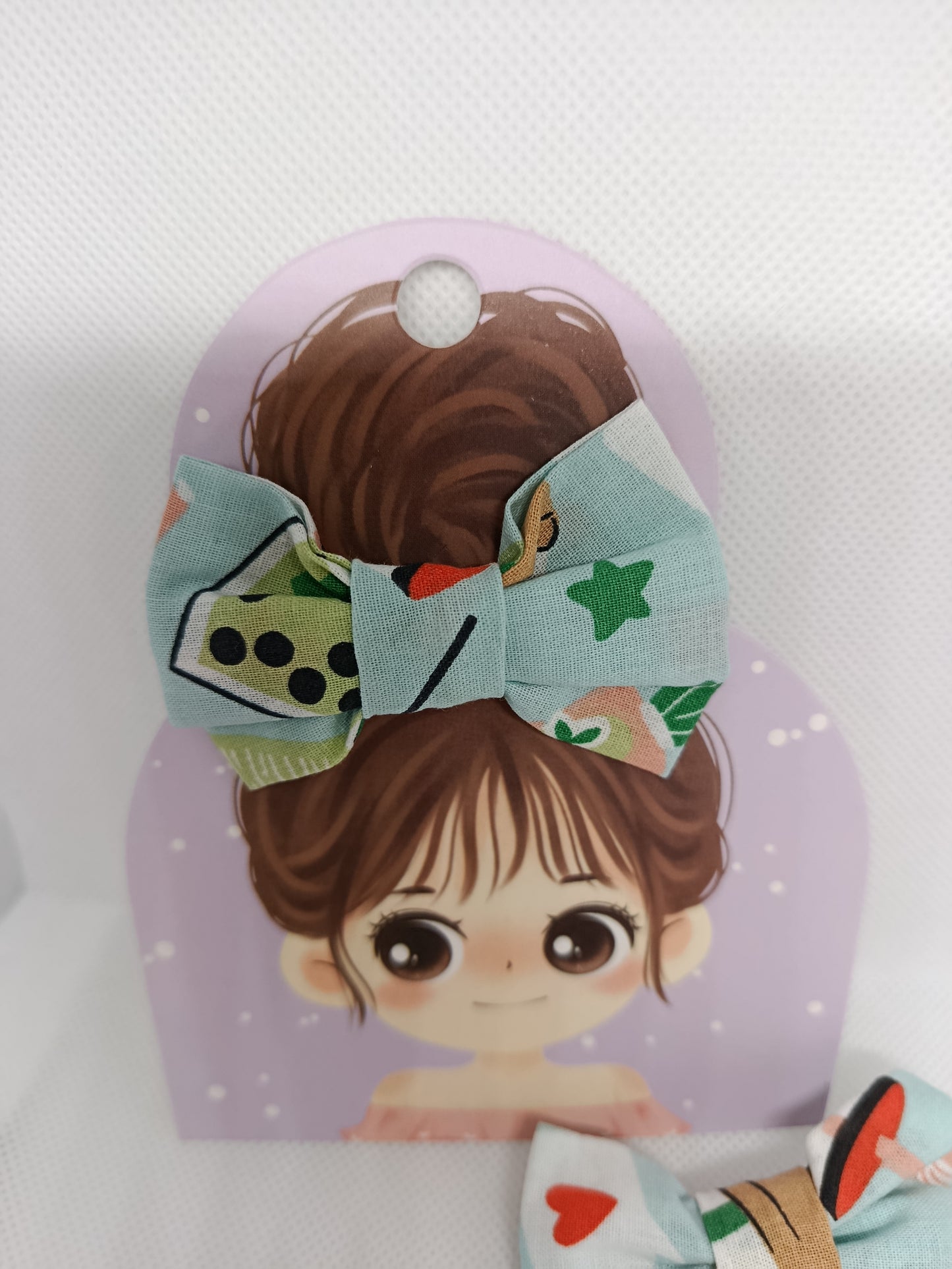 petite pince crocodile avec neoud