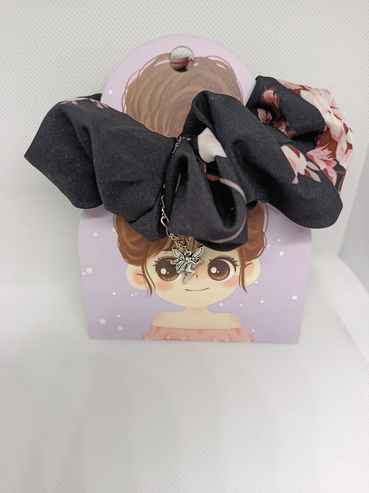 chouchou avec pendentif fée