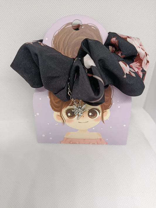 chouchou avec pendentif fée