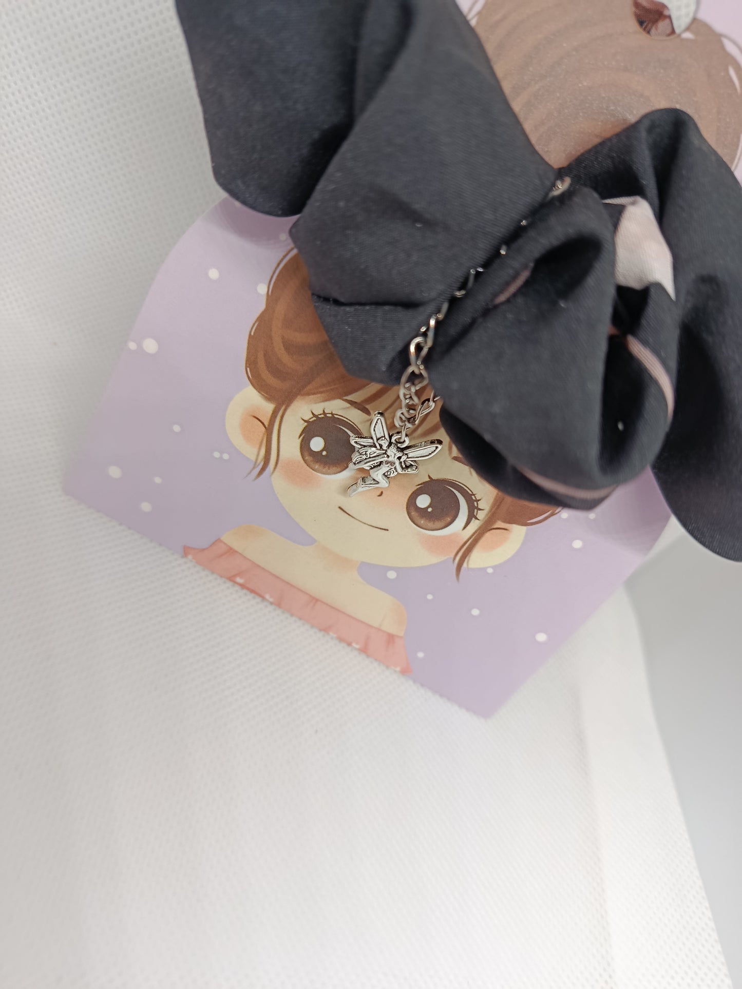 chouchou avec pendentif fée