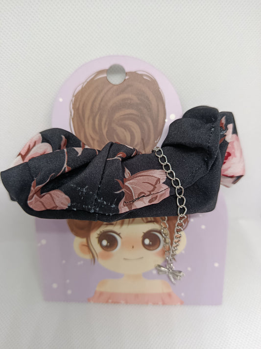 chouchou avec pendentif libellule