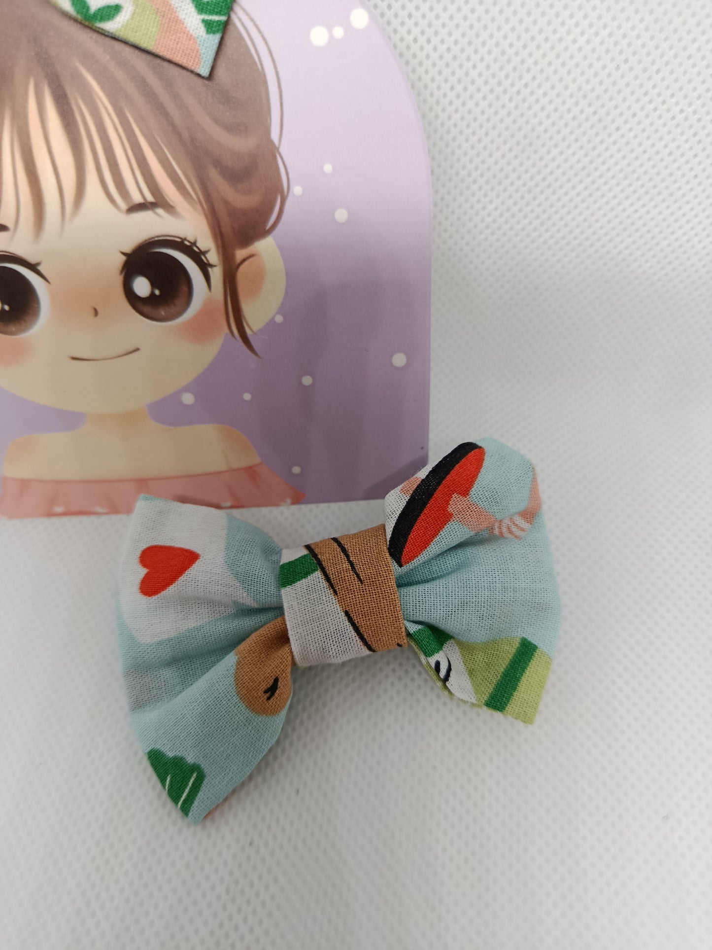 petite pince crocodile avec neoud